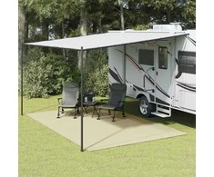 Stovyklavimo paklotas, kreminės spalvos, 6x3m