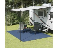 Stovyklavimo paklotas, mėlynos spalvos, 4x3m