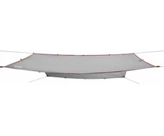 Stovyklavimo tentas, pilkas ir oranžinis, 300x294cm