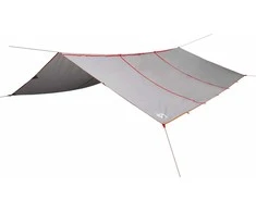 Stovyklavimo tentas, pilkas ir oranžinis, 420x440cm
