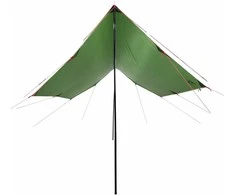 Stovyklavimo tentas, žalias, 460x305x210cm, atsparus vandeniui