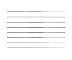 Strypai stalo futbolui, 8vnt., 15,9mm