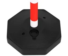 Stulpelių ir 10m plastikinės grandinės rinkinys