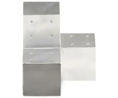 Stulpo sujungimas, 101x101mm, galvanizuotas metalas, Y formos