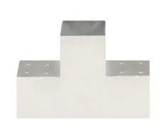 Stulpo sujungimas, 101x101mm, galvanizuotas metalas, T formos