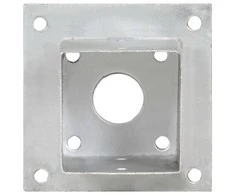 Stulpų pagrindai, 4vnt., galvanizuotas metalas, 91mm