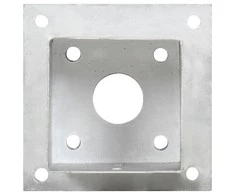 Stulpų pagrindai, 4vnt., galvanizuotas metalas, 101mm