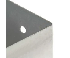 Stulpų pagrindai, 4vnt., galvanizuotas metalas, 71mm
