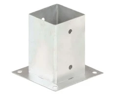Stulpų pagrindai, 4vnt., galvanizuotas metalas, 91mm