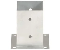 Stulpų pagrindai, 4vnt., galvanizuotas metalas, 101mm