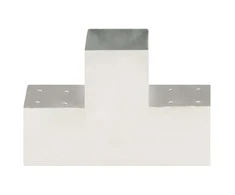 Stulpų sujungimai, 4vnt., 101x101mm, metalas, T formos