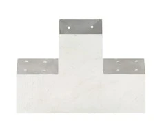 Stulpų sujungimai, 4vnt., 101x101mm, metalas, X formos