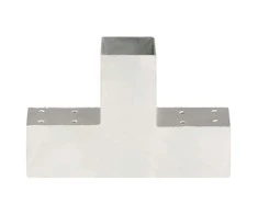Stulpų sujungimai, 4vnt., 71x71mm, metalas, T formos