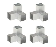 Stulpų sujungimai, 4vnt., 91x91mm, metalas, Y formos