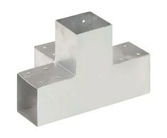 Stulpų sujungimai, 4vnt., 91x91mm, metalas, X formos