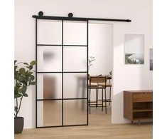 Stumdomos durys su įrangos rinkiniu, 102,5x205cm, ESG/aliuminis
