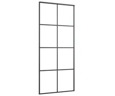 Stumdomos durys su įrangos rinkiniu, 90x205cm, ESG ir aliuminis
