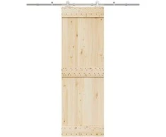 Stumdomų durų įrangos rinkinys, sidabr., 200cm, nerūd. plien.