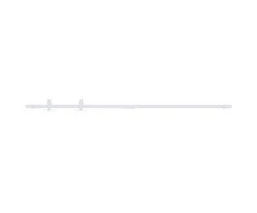 Stumdomų spintelės durelių rinkinys, baltas, 122cm, plienas