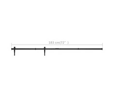 Stumdomų spintelės durelių sistemos rinkinys, 183cm, plienas