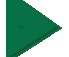 Sudedamas sodo suoliukas su pagalvėle, 128,5cm, tikmedis