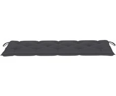 Sudedamas sodo suoliukas su pagalvėle, 159 cm, tikmedis