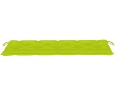 Sudedamas sodo suoliukas su pagalvėle, 159 cm, tikmedis