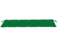 Sudedamas sodo suoliukas su pagalvėle, 159 cm, tikmedis