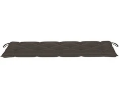 Sudedamas sodo suoliukas su pagalvėle, 159 cm, tikmedis