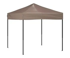 Sulankstoma proginė palapinė, taupe spalvos, 2x2m