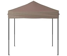 Sulankstoma proginė palapinė, taupe spalvos, 2x2m