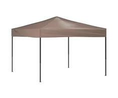 Sulankstoma proginė palapinė, taupe spalvos, 3x3m