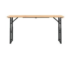 Sulankstomas alaus stalas, 170x50x75/105cm, eglės masyvas