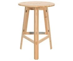 Sulankstomas baro stalas, 78 cm, eglės mediena