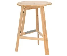 Sulankstomas baro stalas, 78 cm, eglės mediena