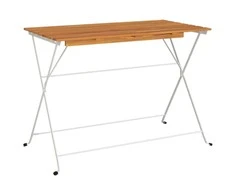 Sulankstomas bistro stalas, 100x54x71cm, akacija ir plienas