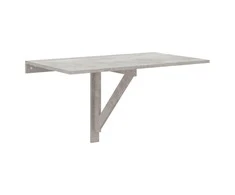 Sulankstomas sieninis staliukas, pilkas, 100x60x56cm, mediena