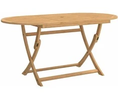 Sulankstomas sodo stalas, 160x85x75cm, akacijos masyvas