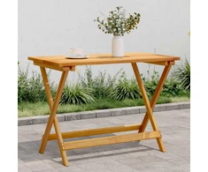 Sulankstomas sodo stalas, 90x52,5x65cm, akacijos masyvas