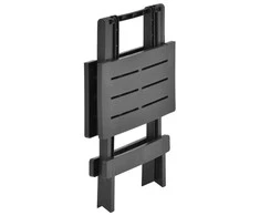Sulankstomas sodo stalas, antracito, 45x43x50cm, plastikas