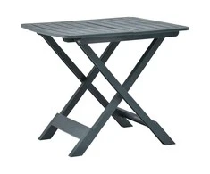 Sulankstomas sodo stalas, žalios spalvos, 79x72x70cm, plastikas