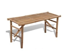 Sulankstomas sodo suoliukas, 118 cm, bambukas