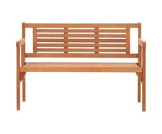 Sulankstomas sodo suoliukas, 120cm, eukalipto medienos masyvas