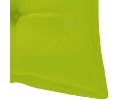 Sulankstomas sodo suoliukas su pagalvėle, 118cm, bambukas