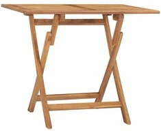 Sulankstomas sodo valgomojo stalas, 90x60x75cm, tikmedis