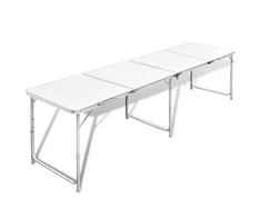 Sulankstomas Stalas Stovyklavimui iš Aliuminio 240 x 60 cm