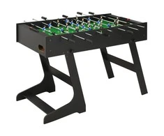 Sulankstomas stalo futbolo stalas, 121x61x80cm, juodas