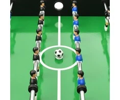 Sulankstomas stalo futbolo stalas, 121x61x80cm, juodas