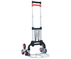 Sulankstomas vežimėlis laiptams, sidabrinis, aliuminis, 70kg