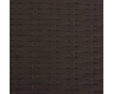 Sulankstomos sodo kėdės, 2 vnt., HDPE ir plienas, rudos